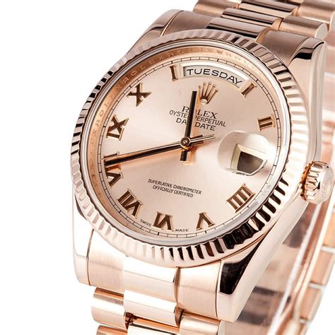 rose gold diamond face rolex|Rolex rose gold 40mm president.